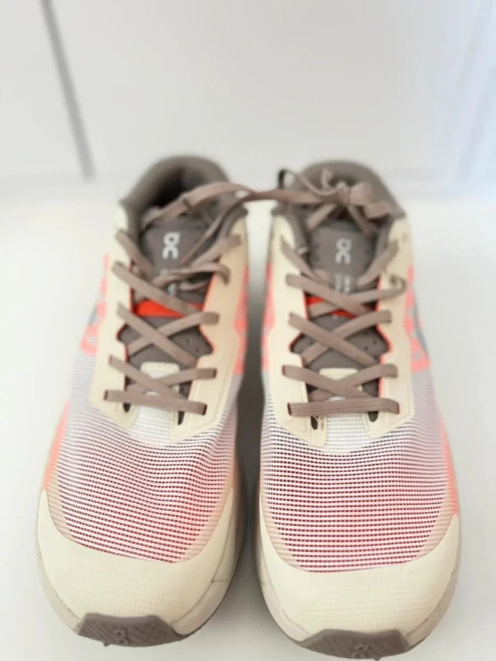 Men’s On Cloud Running Shoes Beige Orange US 7